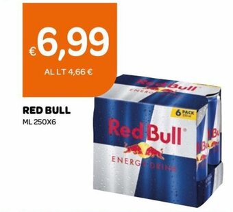 Ekom Red Bull ml 250x6 offerta