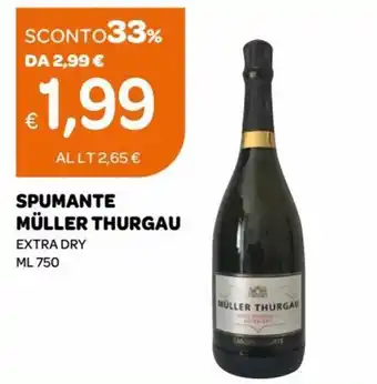 Ekom Spumante Müller Thurgau ml 750 offerta