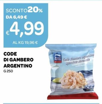 Ekom Code di Gambero Argentino g 250 offerta