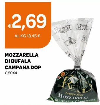 Ekom Mozzarella di Bufala Campana DOP g 50x4 offerta