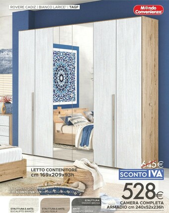 Mondo Convenienza Letto Contenitore offerta