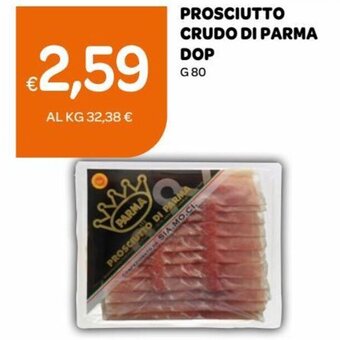 Ekom Prosciutto Crudo di Parma DOP g 80 offerta