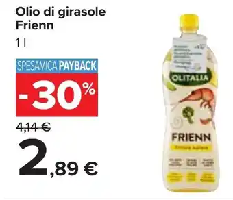 Carrefour Frienn Olio di Girasole 1 l offerta