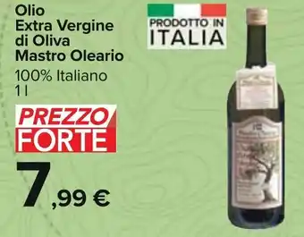 Carrefour Mastro Oleorio Olio Extra Vergine di Oliva 1 l offerta