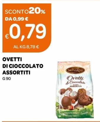 Ekom Ovetti di Cioccolato Assortiti g 90 offerta
