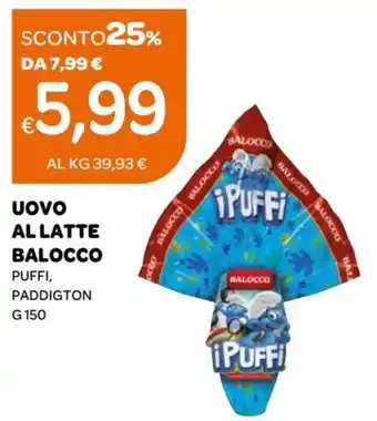Ekom Balocco Uovo Al Latte g 150 offerta