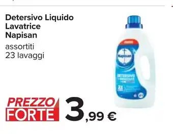 Carrefour Napisan Detersivo Liquido Lavatrice 23 lavaggi offerta