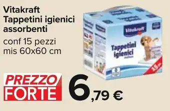 Vitakraft Tappetini Igienici Assorbenti mis 60x60 cm