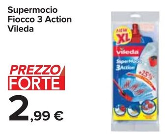 Carrefour Vileda Supermocio Fiocco 3 Action offerta
