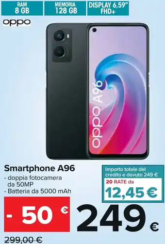 Carrefour Oppo A96 Smartphone offerta