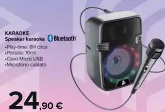 Carrefour Karaoke Speaker Karaoke offerta