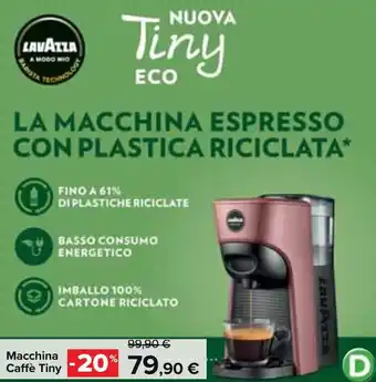 Carrefour Lavazza La Macchina Espresso Con Plastica Riciclata offerta
