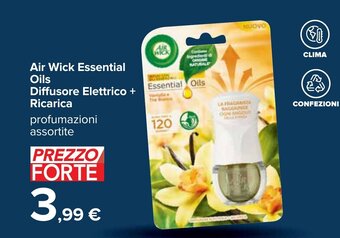 Carrefour Air Wick Essential Oils Diffusore Elettrico + Ricarica offerta
