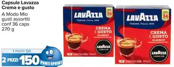 Carrefour Lavazza Capsule Crema e Gusto 270 g offerta