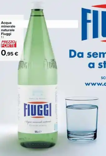 Carrefour Fiuggi Acqua Minerale Naturale 1 l offerta