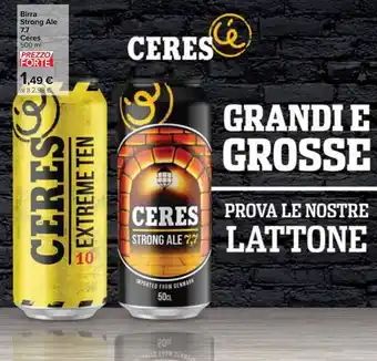 Carrefour Ceres 7.7 Birra Strong Ale 500 ml offerta