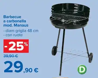 Barbecue A Carbonella mod. Manaus