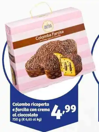 In'S Mercato Colomba Ricoperta e Farcita Con Crema Al Cioccolato 750 g offerta