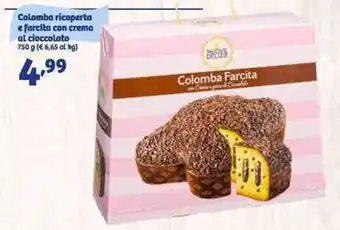 In'S Mercato Le Nuove Delizie Colomba Ricoperta E Farcita Con Crema Al Cioccolato 750 g offerta