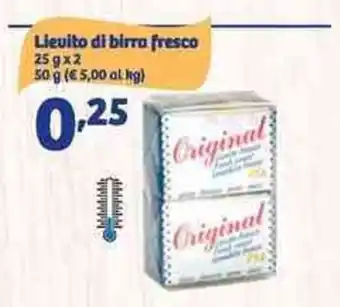 In'S Mercato Original Lievito di Birra Fresco 25 g x 2 offerta