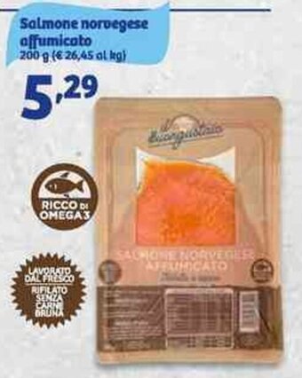 In'S Mercato Salmone Norvegese Affumicato 200 g offerta