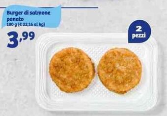 In'S Mercato Burger di Salmone Panato 180 g offerta