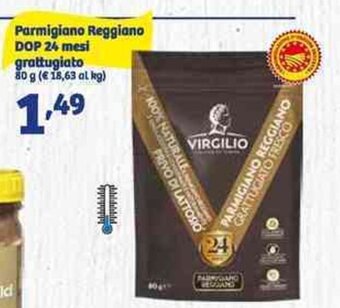 In'S Mercato Virgilio Parmigiano Reggiano DOP 24 Mesi Grattugiato 80g offerta