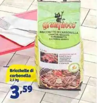 In'S Mercato Bricchette di Carbonella 2,5 kg offerta