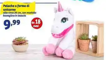 In'S Mercato Peluche A Forma di Unicorno Alta Circa 29 cm offerta