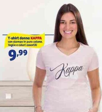 In'S Mercato Kappa T-Shirt Donna offerta