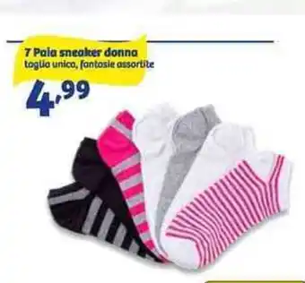 In'S Mercato 7 Paia Sneaker Donna offerta