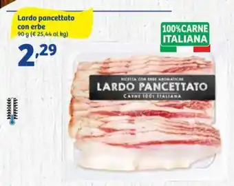 Lardo Pancettato Con Erbe 90 g