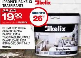 Bricofer Kelix Idropittura Traspirante offerta