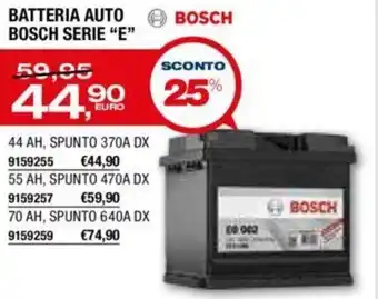 Bricofer Bosch Batteria Auto Serie "E" offerta