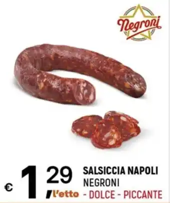 Negroni Salsiccia Napoli