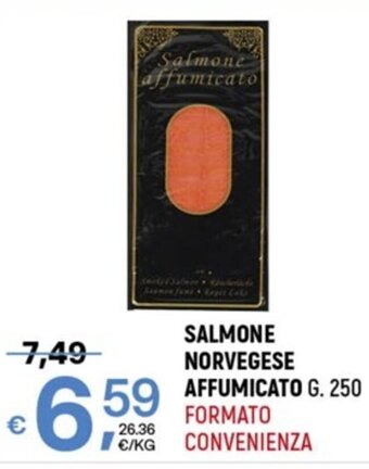 Salmone Norvegese Affumicato g. 250