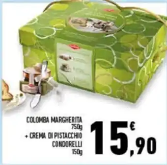 Condorelli Colomba Margherita 750 g + Crema di Pistacchio 150 g
