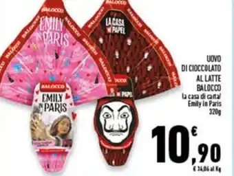 Conad Superstore Balocco Uovo di Cioccolato Al Latte 320 g offerta