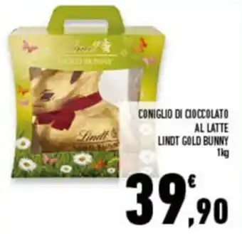 Lindt Gold Bunny Coniglio di Cioccolato Al Latte 1 kg