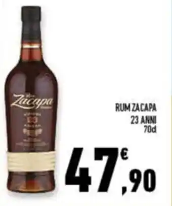 Conad Superstore Rum Zacapa 23 Anni 70 cl offerta
