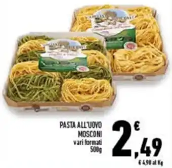 Conad Superstore Mosconi Pasta All'Uovo 500 g offerta