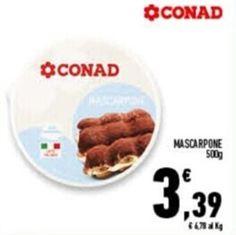 Conad Superstore Mascarpone 500 g offerta
