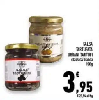 Conad Superstore Urbani Tartufi Salsa Tartufata 180 g offerta