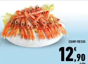 Conad Superstore Scampi Freschi offerta