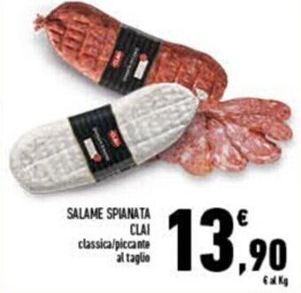 Conad Superstore Clai Salame Spianata offerta