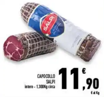 Conad Superstore Salpi Capocollo 1,300kg circa offerta