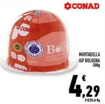 Conad Superstore Bologna IGP Mortadella 500 g offerta