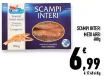Arbi Scampi Interi Medi 400 g