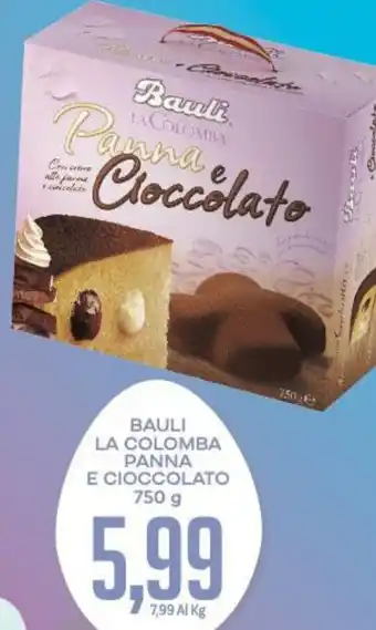 Supermercati Piccolo Bauli La Colomba Panna e Cioccolato 750 g offerta