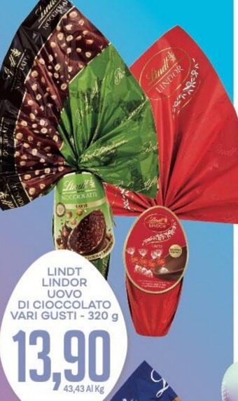 Supermercati Piccolo Lindt Lindor Uovo di Cioccolato vari gusti 320 g offerta